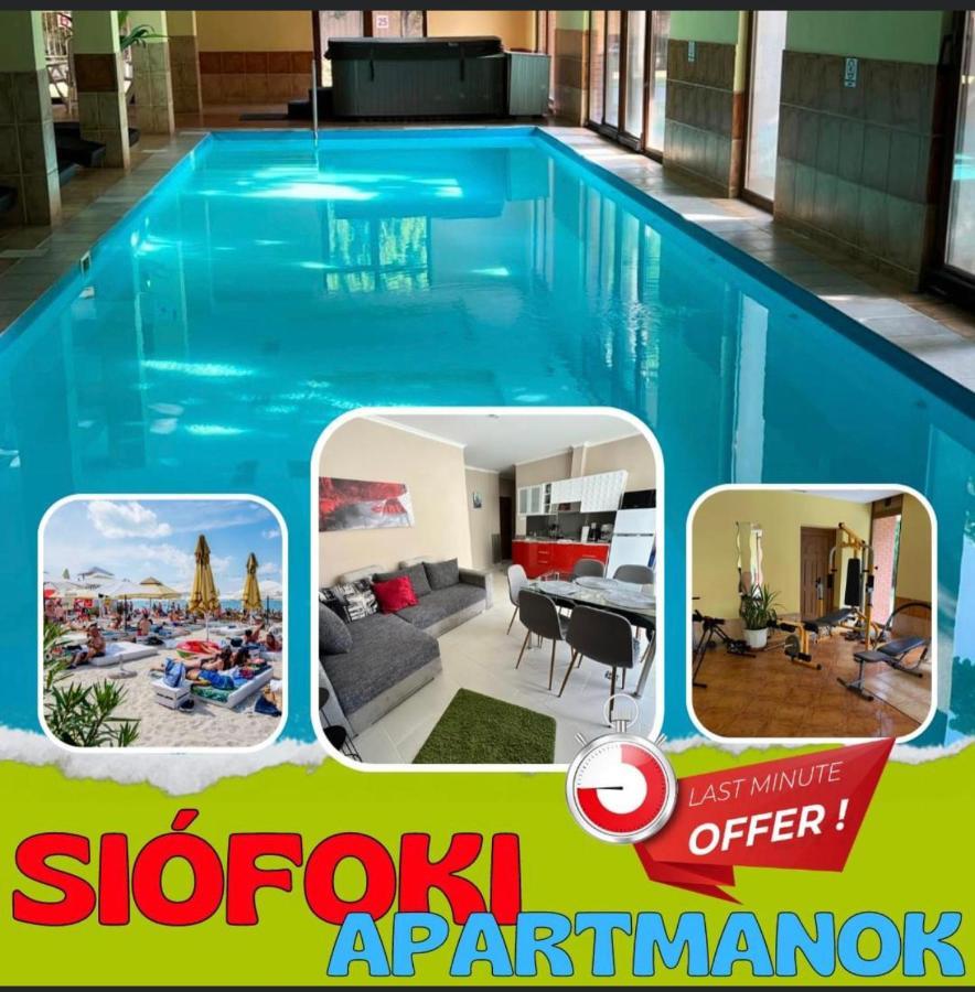 Апартаменти Dorina Wellness Шіофок Екстер'єр фото